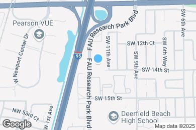 Map image of the property - Furnished Studio-Deerfield Beach