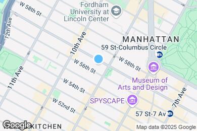 Map image of the property - 408 W 57th St