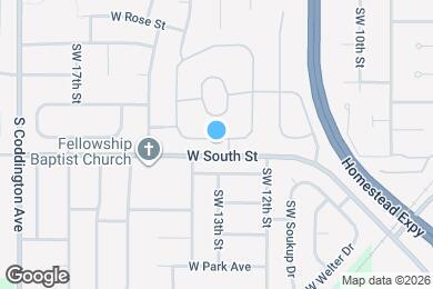 Map image of the property - 1309 W Plum St