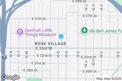 Map image of the property - 3317 Q St