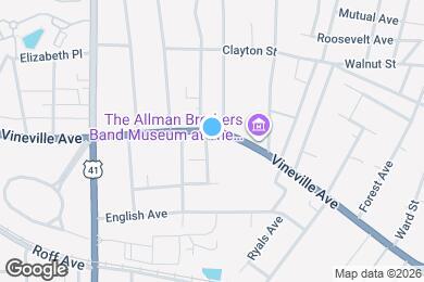 Map image of the property - 2432 Vineville Ave