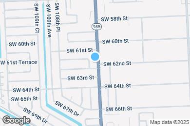 Map image of the property - 6202 SW 107th Ave