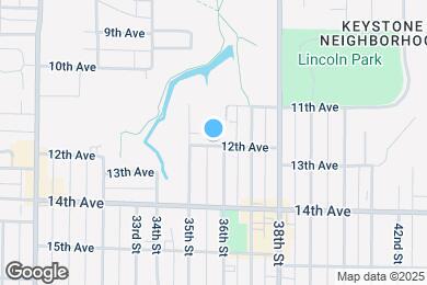 Map image of the property - 3529 12th Ave