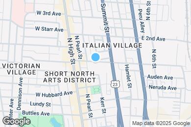 Map image of the property - 67 E 1st Ave