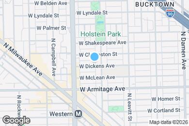 Map image of the property - 2312 W Dickens Ave