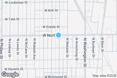 Map image of the property - 1229 N Courtland Ave