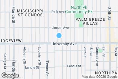Map image of the property - 3919 Arizona St