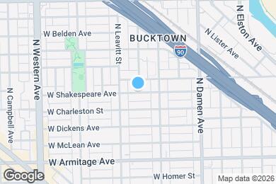 Map image of the property - 2144 W Shakespeare Ave