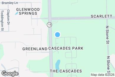 Map image of the property - 964 Cascades Park Trail