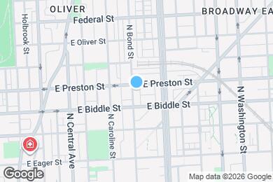 Map image of the property - 1235 N Bond St
