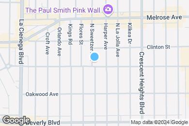 Map image of the property - 504 N Sweetzer Ave