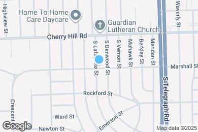 Map image of the property - 265 S Lafayette St