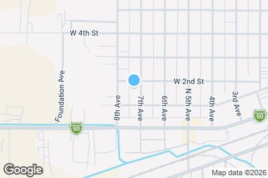 Map image of the property - 116 7th Ave