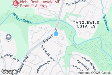 Map image of the property - 12113 Metric Blvd