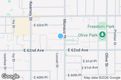 Map image of the property - 6261 Monaco St