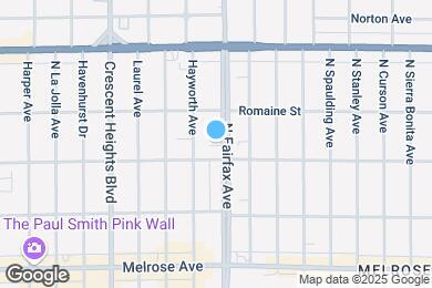 Map image of the property - 913 N Fairfax Ave