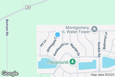 Map image of the property - 1714 Stonegate Dr