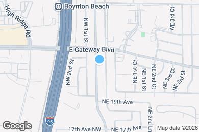 Map image of the property - 2100 N Seacrest Blvd