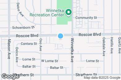 Map image of the property - 20140 Roscoe Blvd