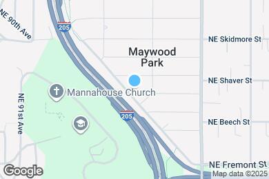 Map image of the property - Cozy home with fenced yard and hot tub in NE Portland