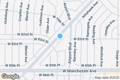 Map image of the property - 8315 Kittyhawk Ave