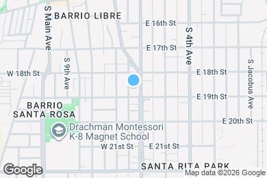 Map image of the property - The Flash Tucson Residential