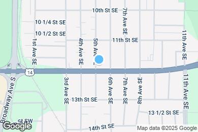 Map image of the property - 1148 5th Ave SE