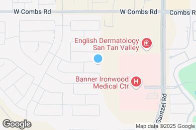 Map image of the property - 265 W Rainbow Bridge Ln