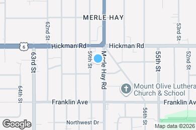 Map image of the property - 5810 Francis Ave