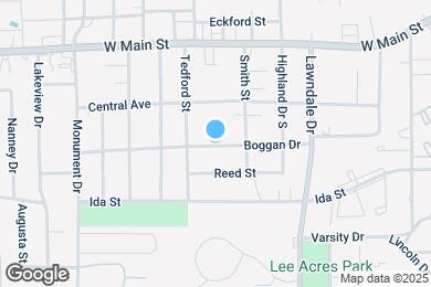 Map image of the property - 1518 Boggan Dr