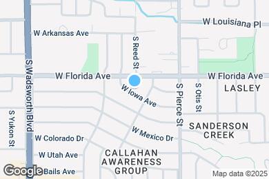 Map image of the property - 7035 W Iowa Ave