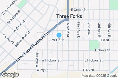 Map image of the property - 419 1st Ave W