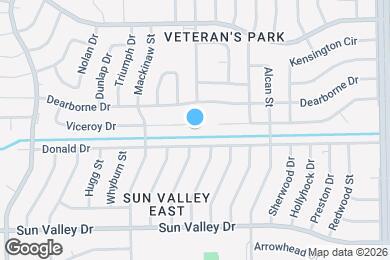 Map image of the property - 5440 Viceroy Dr