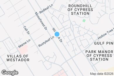 Map image of the property - 17717 Wild Oak Dr