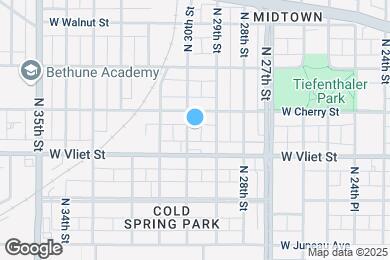 Map image of the property - 1436 N 30th St