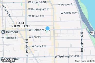 Map image of the property - 629 W Belmont