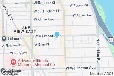 Map image of the property - 739 W Belmont Ave