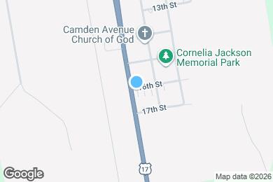 Map image of the property - 1601 Bedell Ave