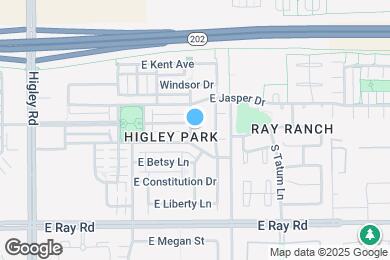 Map image of the property - 1413 S Moccasin Trail