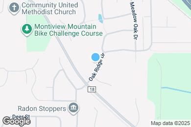 Map image of the property - 2661 Oak Ridge Dr