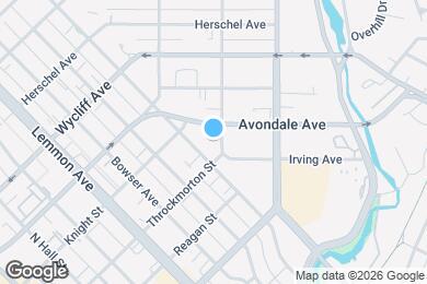 Map image of the property - 3907 Throckmorton St