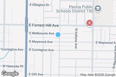 Map image of the property - 419 E Maywood Ave