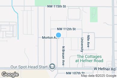 Map image of the property - 11216 N McKinley Ave