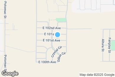 Map image of the property - 14387 E 101st Ave