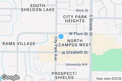 Map image of the property - Campus West Lofts on City Park