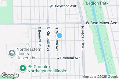 Map image of the property - 3322 W Catalpa Ave