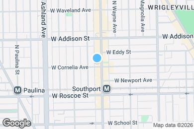 Map image of the property - 1406 W Cornelia Ave