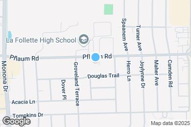 Map image of the property - 725 Pflaum Rd