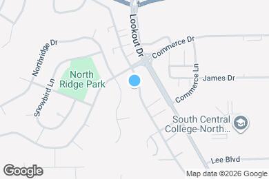 Map image of the property - Woodridge Apartments