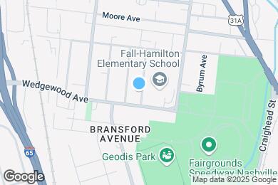 Map image of the property - 1722 Carvell Ave